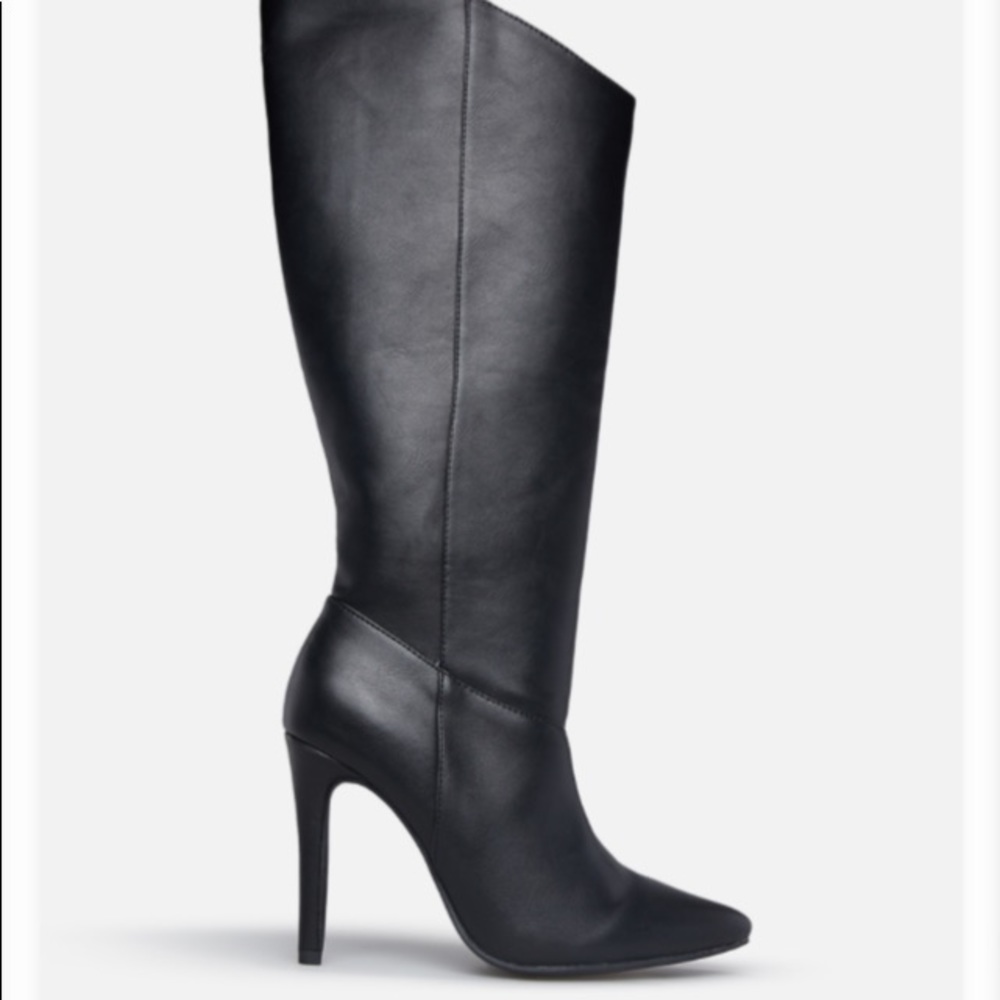 Night Is Young Asymmetrical Stiletto Boot